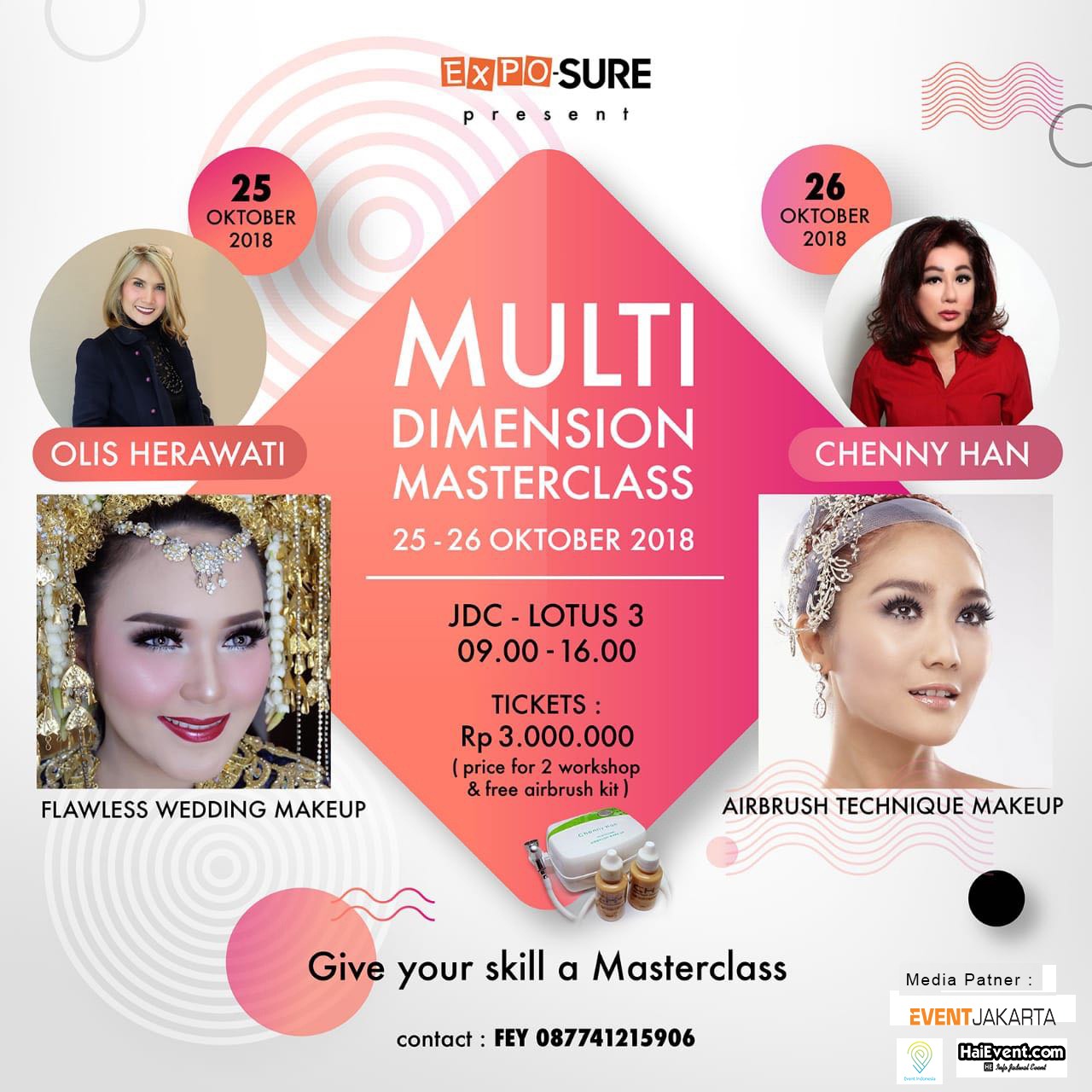 Multi Dimension Master Class – wedding makeup class image 1