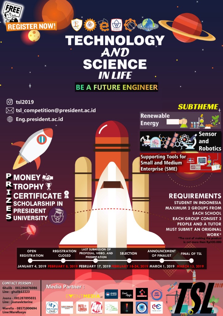 TSL (Technology and Science in Life) 2019 image 1
