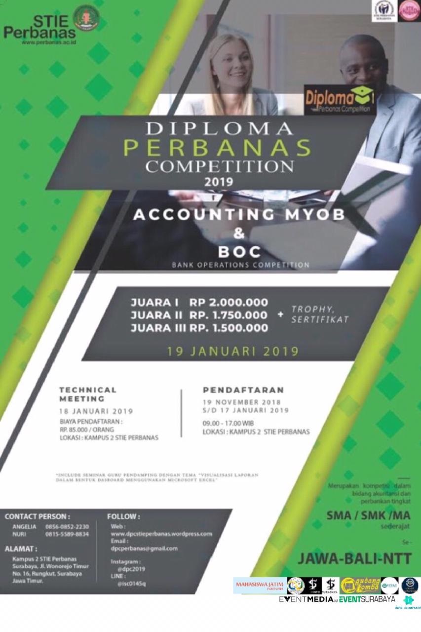 Diploma Perbanas Competition (DPC) 2019 Se-Jawa – Bali – NTT image 1